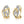 Load image into Gallery viewer, 0.50cttw VS Diamond Huggie Earrings | TVON
