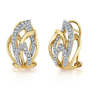 0.50cttw VS Diamond Huggie Earrings | TVON