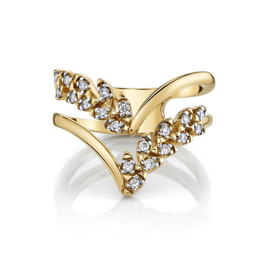 Designer VS Diamond Chevron Band Ring | TVON