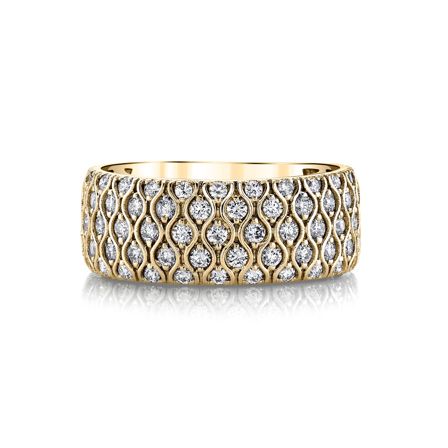 TVON 14K 1.30cttw VS Diamond Band Ring