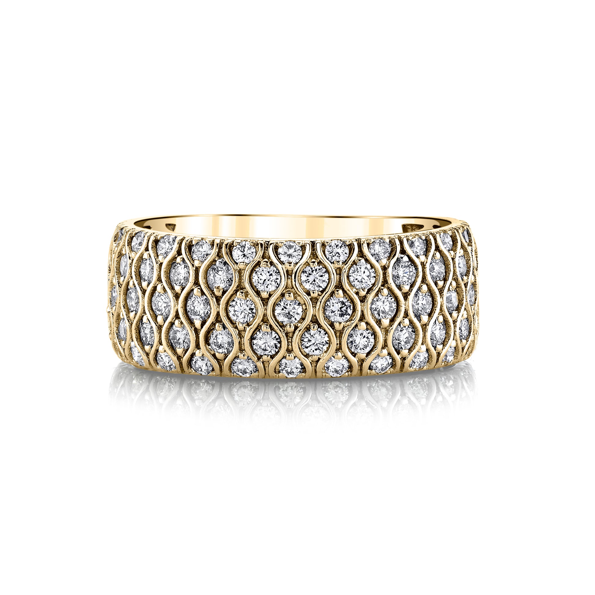 TVON 14K 1.30cttw VS Diamond Band Ring