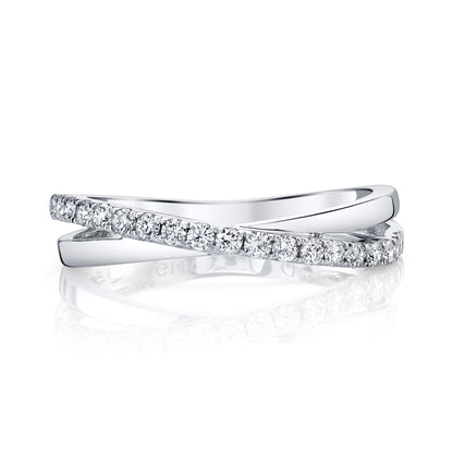 TVON 14K 0.33cttw VS Diamond Bypass Ring