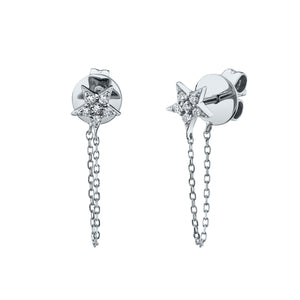 VS Diamond Star Stud Earrings | TVON