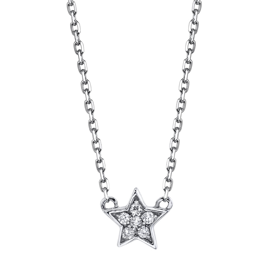 Petite VS Diamond Star Necklace | TVON