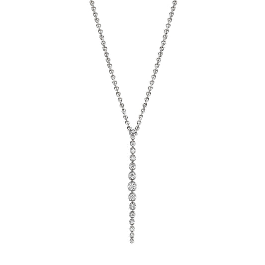 TVON 14K 0.28cttw VS Diamond Stiletto Pendant